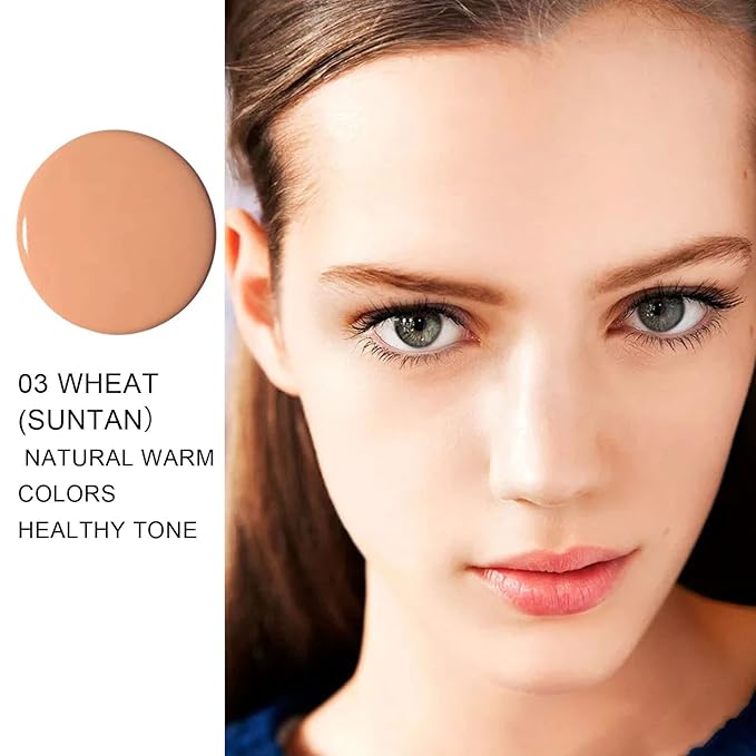 Mushroomhead Air Cushion CC Cream Flawless Foundation Natural BB Full Coverage Blemishes Long Lasting Waterproof,Multi-Function Beauty With Brush (