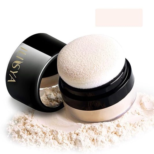 Setting Powder Lightweight Loose Powder Finishing Powder Long-Lasting (Fair Ivory/Matte) 0.28 Oz
