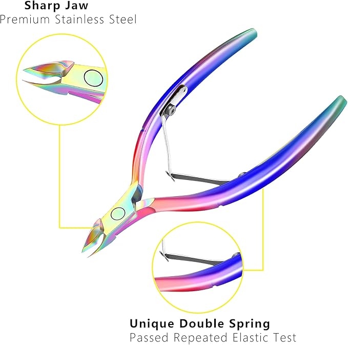 Cuticle trimmer with cuticle pusher