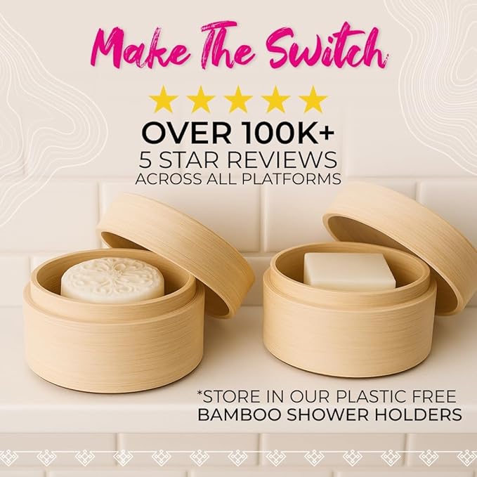 Viori Coconut Bliss Advanced Repair and Moisturizing Shampoo Bar - Made with Rice Water for Hair Growth - Handcrafted Sulfate Free Shampoo