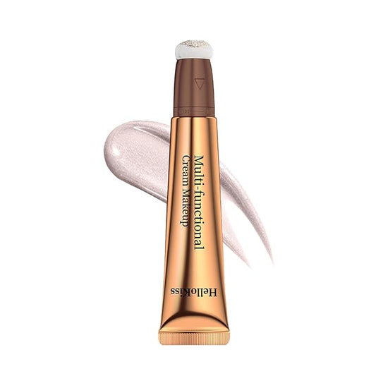 Liquid Highlighter Beauty Wand, Highlight Stick with Cushion Pearl White)