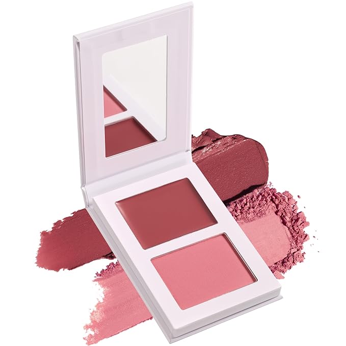 Blushed Duo Blush, Richly Pigmented Two Tone Mineral (SHY 03#)