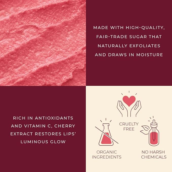 Lip Exfoliator Scrub and Lip Treatment Lips