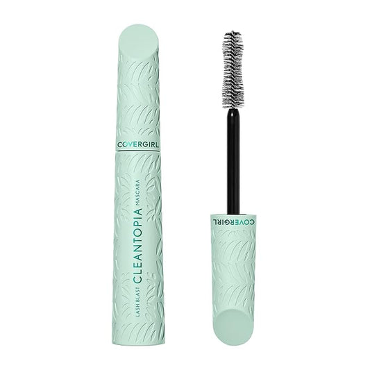 Covergirl Lash Blast Cleantopia Mascara, Volumizing, Smudge-Proof, Vegan Formula, Extreme Black 800, 1 Count