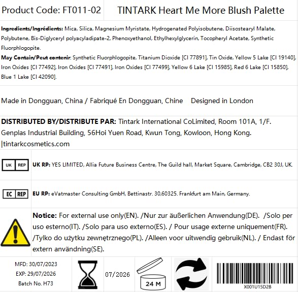 Blush Palette, Bronzer Matte Blush and Highlighter Palette, Cheek Blush Makeup, Bright Pink Blush Powder, Rose Magenta Peach Red, Talc Free