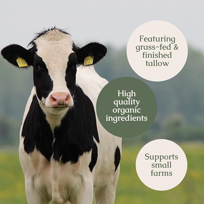 Handmade "Blue Outback" Australian Whipped Tallow Balm with Emu, Jojoba, Sandalwood, and Blue Cypress - 1.3 oz -