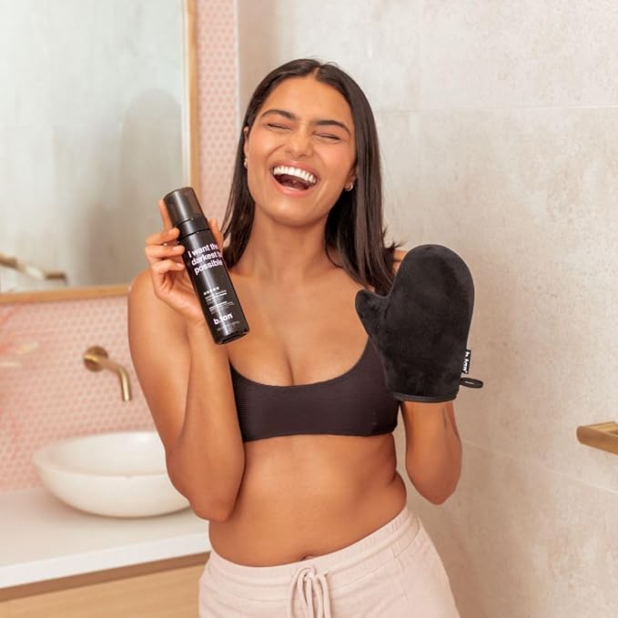 b.tan Ultra Dark Self Tanner Mousse | I Want The Darkest Tan Possible - Fast, 1 Hour Express Sunless Tanning Foam, Golden Bronzing Glow, Face & Body, No Fake Tan Smell, Vegan, Cruelty Free, 6.7 Fl Oz