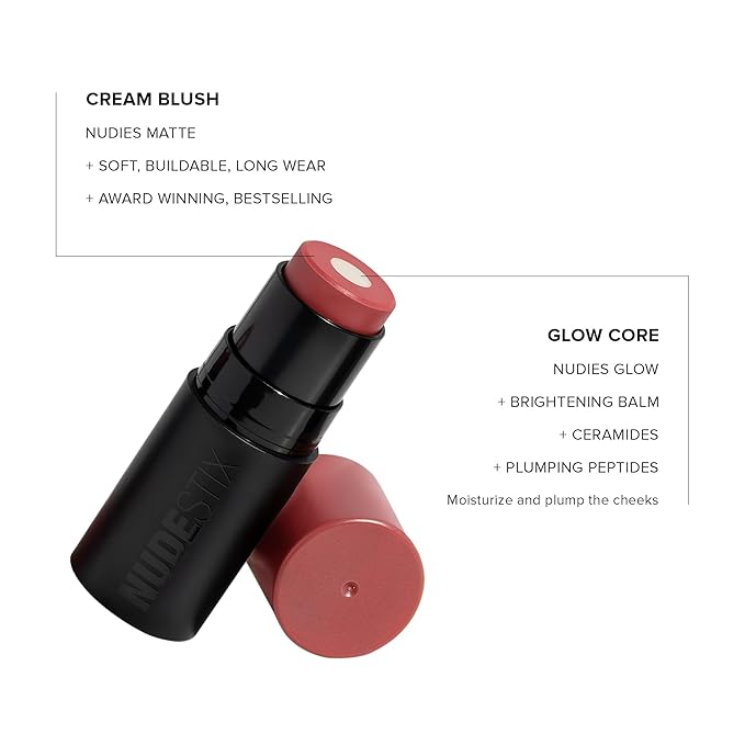 Nudies Matte + Glow Core All Over Face Peach Pearl