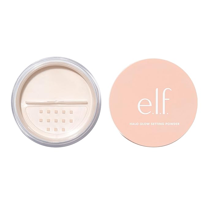 e.l.f. Halo Glow Soft Focus Setting Powder, Silky Light Pink