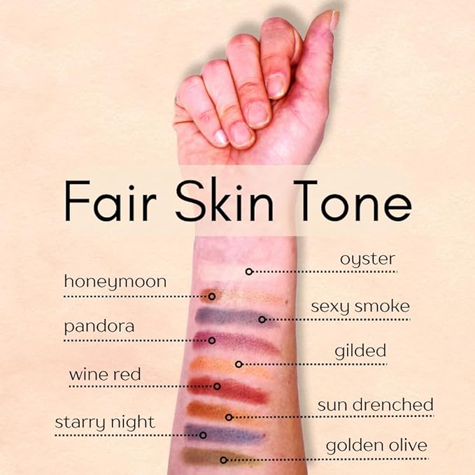 Wine Deep Purple Red Shimmer Pressed Powder Single Vegan Eyeshadow; Talc, Paraben & Cruelty Free