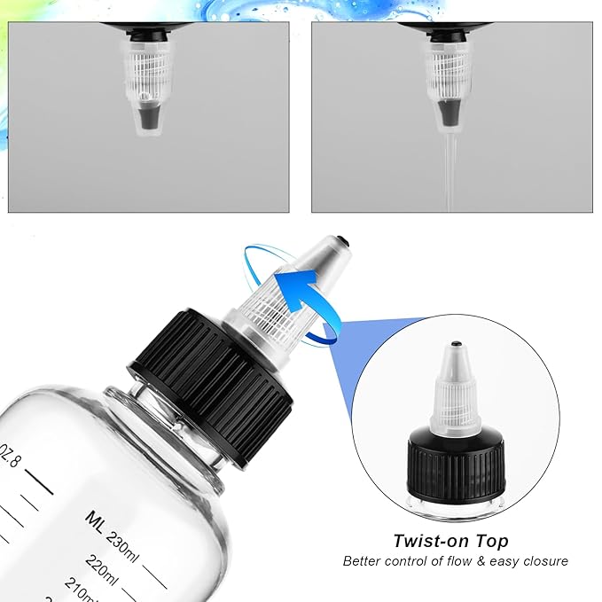 2 Pack Applicator Bottle for