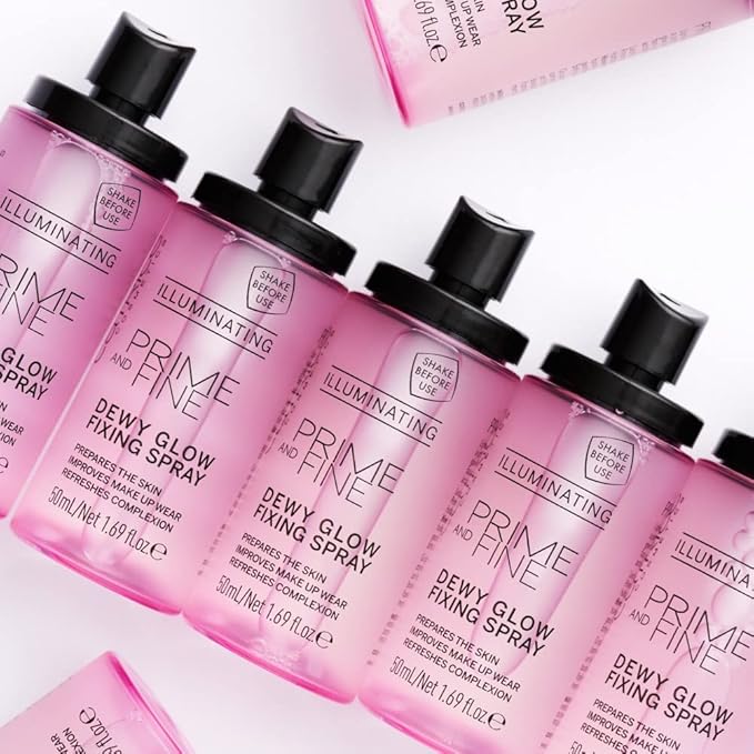 Catrice | Prime & Fine Illuminating Dewy Glow Spray | Transparent and Fast Drying Fixing Spray| Paraben Free & Vegan | Cruelty Free (Pack of 1)