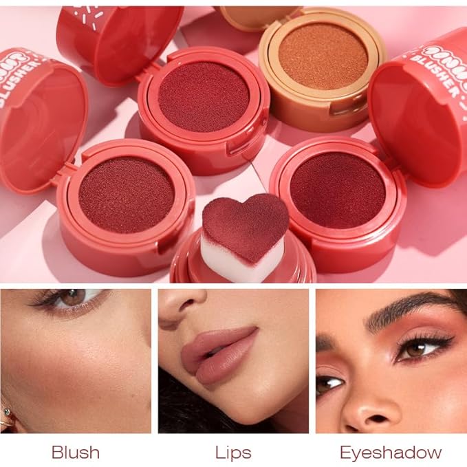 Stamp Liquid Blush Stamp Blush with Heart Shaped Women (5)