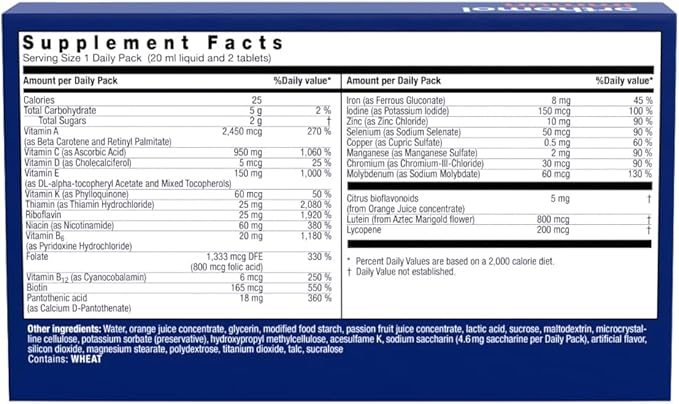 Orthomol Immun Vial, Immune Support Liquid Supply,