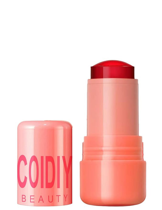 Jelly Blush Stick, Water Jelly Tint Makeup, Sheer Lip & Cheek Tint Stain - Buildable Lightweight Finish, Moisturizing Waterproof Long Lasting Water Tint Lip Stain Makeup