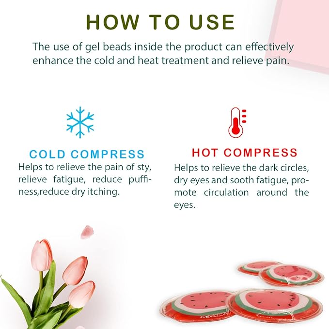 Reusable eye gel pad, eye