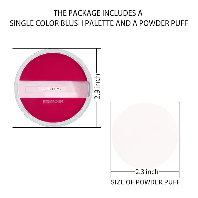 Boobeen Powder Blush Matte Blush, Highly Pigmented Beauty