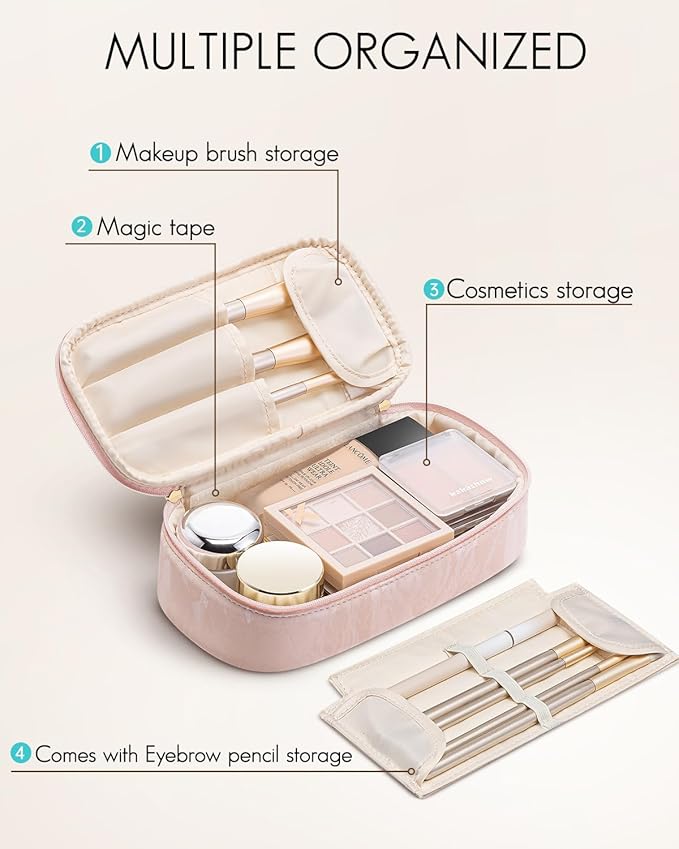 Vlando travel makeup bag small