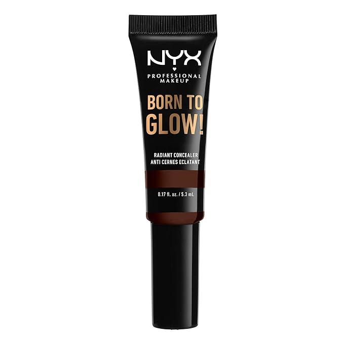 NYX PROFESSIONAL MAKEUP Born To Glow Radiant Concealer, Medium Coverage - Deep Espresso