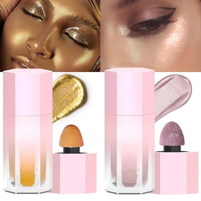 evpct Light Liquid Face Highlighter Makeup Waterproof Long Body Cheek