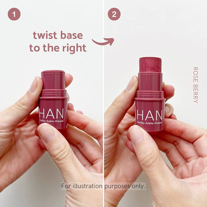 HAN Skincare Cosmetics Vegan, Cruelty-Free, 3-in-1 Multistick for | Large