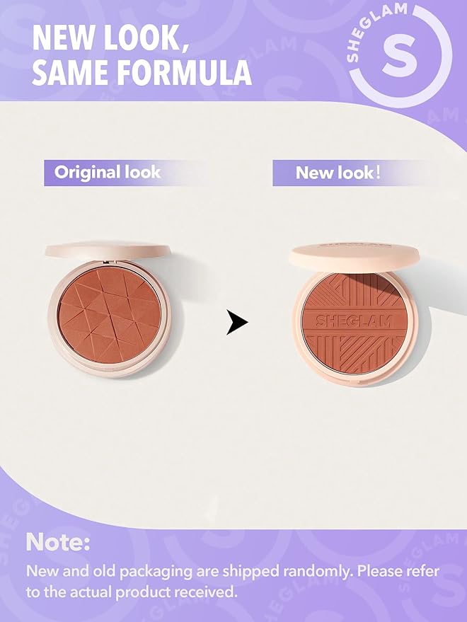 SHEGLAM Divine Flush Matte Blush Powder Highly Pigmented Non-Fading Long Lasting Glowing Lightweight Natural Blush Face Makeup-Good Vibes