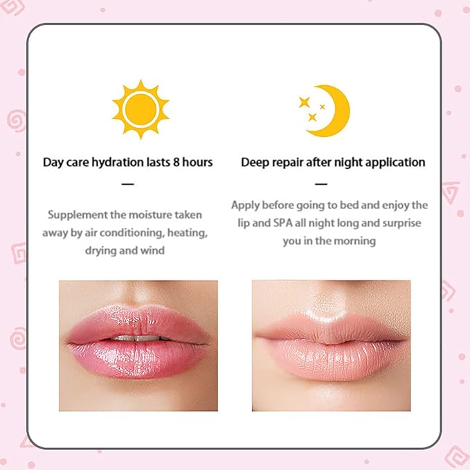 2Pcs Crystal Jelly Lip Oil Moisturizing Oil,