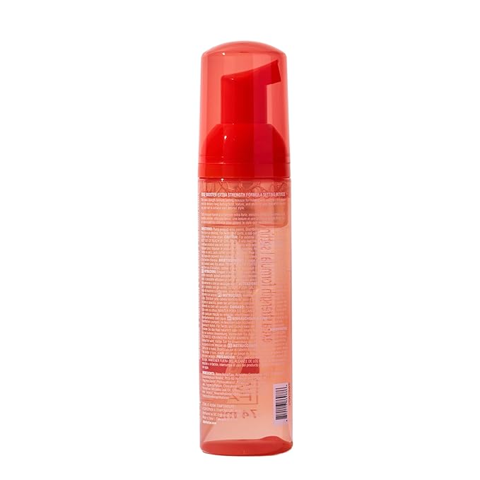 Style Factor EDGE BOOSTER Extra Strength Setting Mousse – Frizz Control, Extra Volume, and Conditioning – 2.5oz Orange Ruby Mousse for Curly Hair