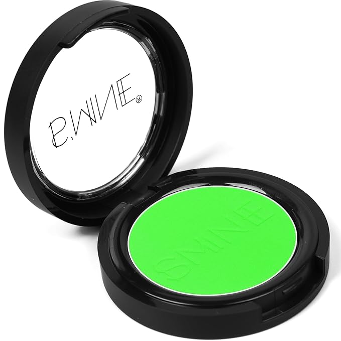 IS'MINE Single Green Matte Eyeshadow Powder Palette High Pigment, Longwear, Intense Color Best Green Eyeshadow