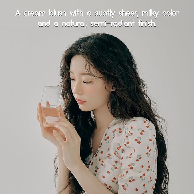 HOLIKA HOLIKA Colored Milk Cream Blush 03 HEY Clean, Buildable