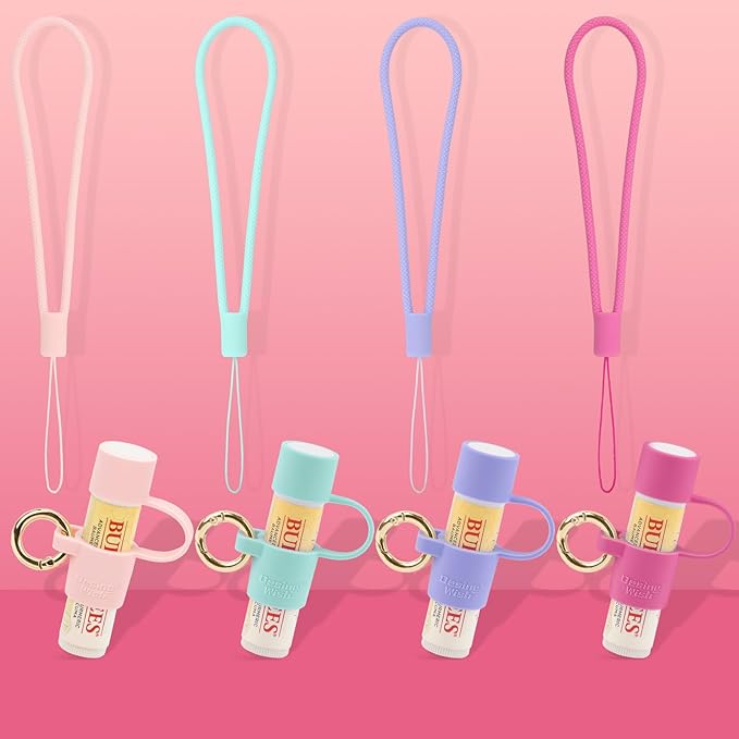 Desing Wish Silicone Lip Balm Holder Lanyard