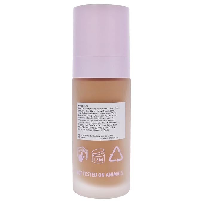 Carter Beauty By Marissa Carter Full Measure HD Foundation- Water-Based, Super Soft Skin Perfector - Vegan And Cruelty Free, Paraben And Sulfate Free - Banoffee - 1.01 OZ