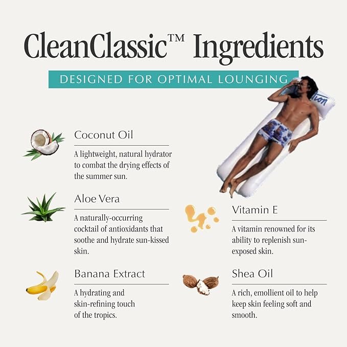 Vacation Classic Whip SPF 30 Sunscreen + Air Freshener Bundle, Whipped Sunscreen Mousse SPF 30, Moisturizer with SPF, Broad Spectrum, Water-Resistant Whipped Sunscreen, 4 Oz.