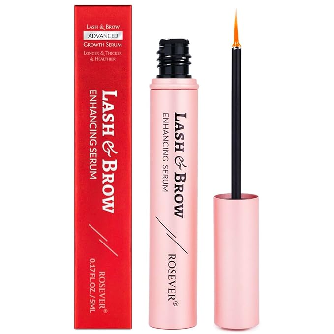 Eyelash Growth Serum, Eyelash Serum to Grow Lashes, Brow Growth Serum for Longer, Thicker and Stronger Lashes and Brows 5ml