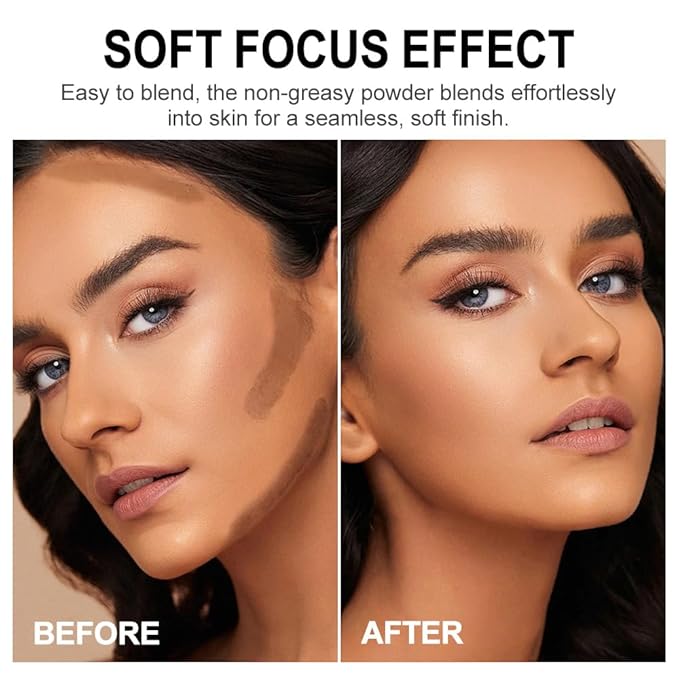 Professional Light Medium Brown Contour Highlight Palette,Multiple Full Coverage Makeup Palet for Correcting, Easy Blending, Long-lasting formula, Sculpt & Highlighting,Matte and Shimmer Finish-12A