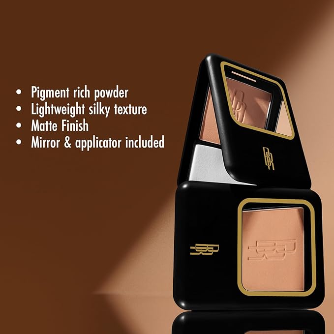 Black Radiance Pressed Powder, Buildable & Blendable Matte Crème Fresh