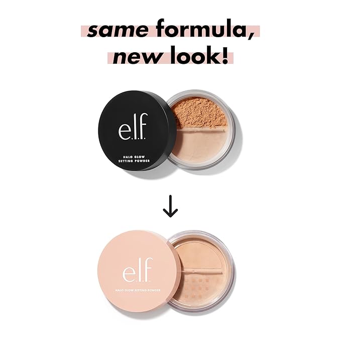 e.l.f. Halo Glow Soft Focus Setting Powder, Silky Light Pink
