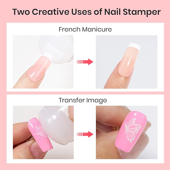 Beetles Nail Stamp 3Pcs Silicone