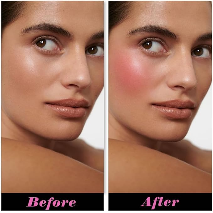 Single Warm Orange Matte Cream to Powder Blush Makeup Palette, Cheeks Face Blushes for Older Women, Natural Monochrome Blushes Makeup Palette, Paleta de rubores 05(0.35 Oz)