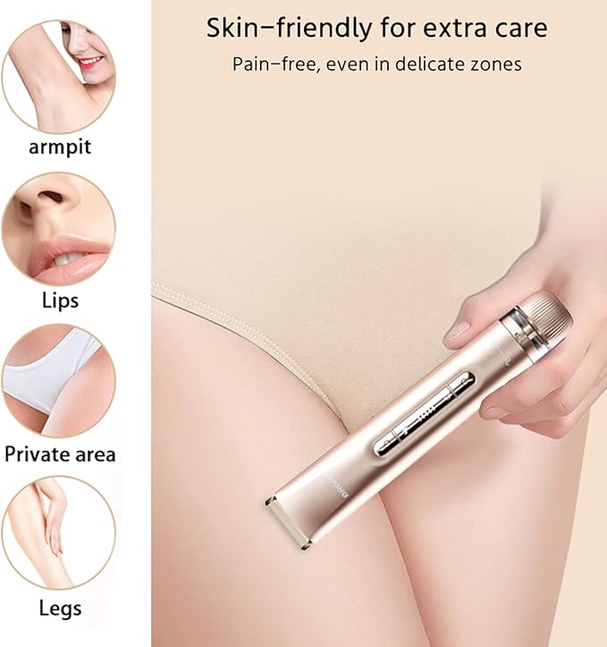 Dermave Bikini Shaver,Bikini Trimmer for Women,2025 Upgrade Dual Head Shaver Women,2 in 1 Wet & Dry Waterproof Electric Bikini Trimmer for Face, Body & Intimate Areas(Pink Rose)