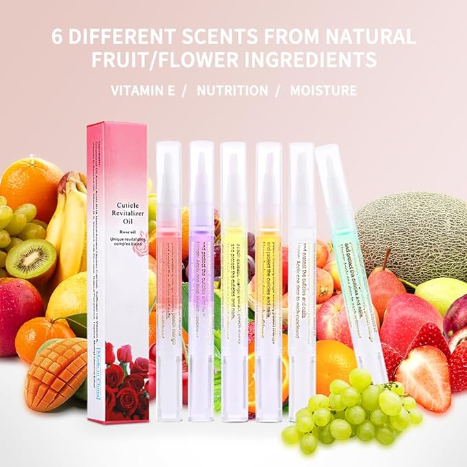 6Pcs Cuticle Oils Pen Nourishment