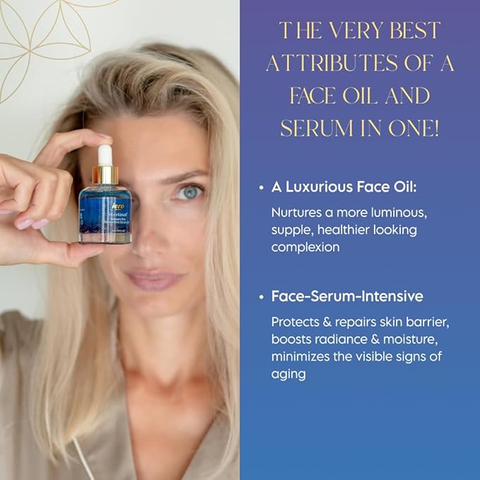 ieró Beauty Moonkissed Radiant Skincare Restorative Serum Oil | Face Moisturizer | Hydrating Face Oil | Anti Aging | Restore Suppleness | All Skin Types | Paraben & Silicone Free, 1 FL OZ/30ML