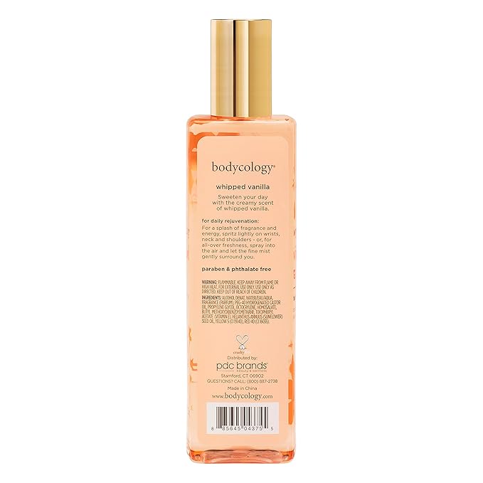 Bodycology Whipped Vanilla Fragrance Mist Women 8 oz
