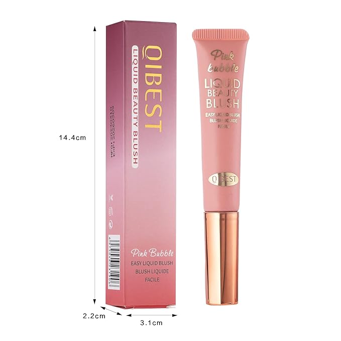 Liquid Blush Beauty Wand Matte Cream Blush Stick Nude Orange)