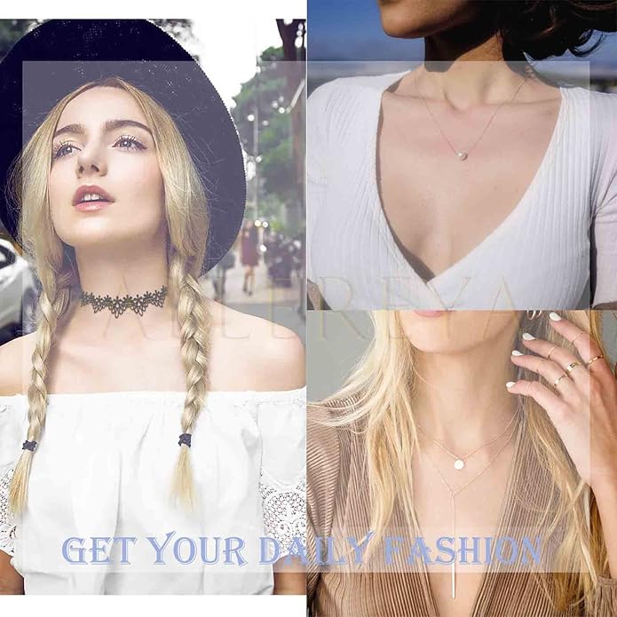 Vintage Seed Bead Choker Necklace Pearl Choker Necklace Colorful Star Heart Necklace Cute Rainbow Necklace Chain Jewelry for Women