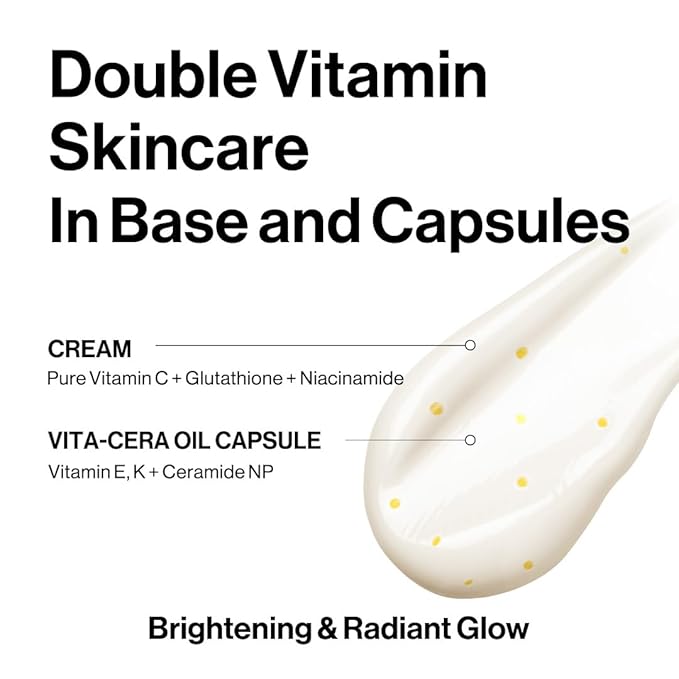 d'alba Piedmont Italian White Truffle Oil Capsule Cream, Glass Skin with Vita-Cera Oil Capsules, Deep Hydration Face Moisturizer (1.94 oz.)