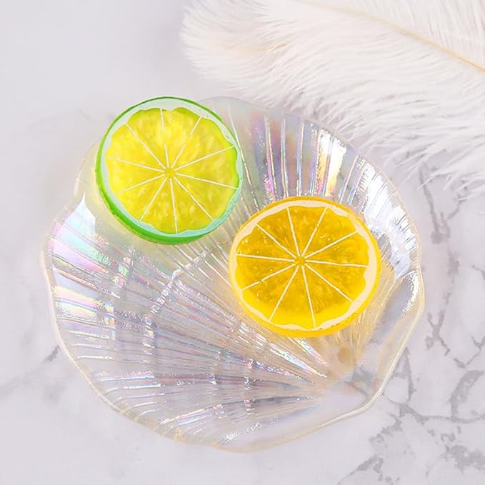 NOLITOY Colorful Nail Art Palette,Shell Nail Art Display Stand for Nail Displays,Nail Art Painting Palette Nail Gel Color Makeup Display Board