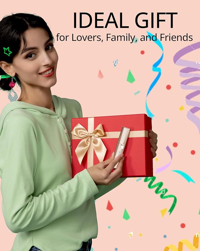 Rechargeable Facial Hair Removal for Women: 2-in-1 Electric Eyebrow and Facial Hair Removal Device - Suitable for eyebrows chin cheeks Features a built-in LED light