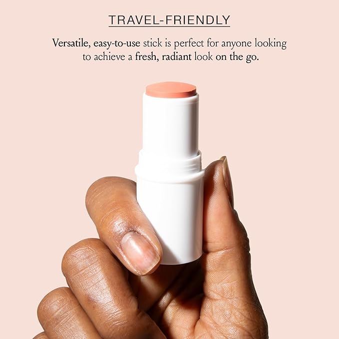 Boomstick Golden Peach ™ - Warm, Coral-Peach Blush Stick and Lipstick - Multistick, Vegan, Makeup for Older Women and Mature Skin Boom Stick By Cindy Joseph