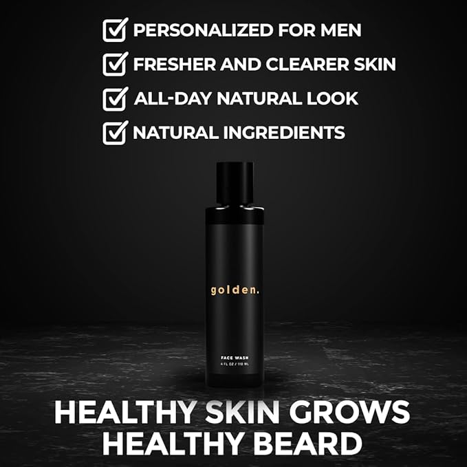Golden Grooming Co. Men Face Wash oz.